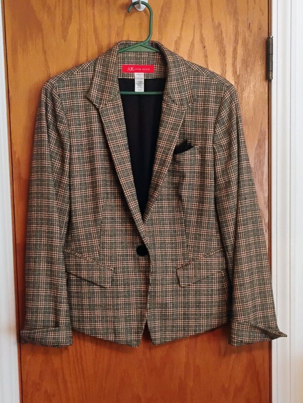 Herringbone Plaid Jacket